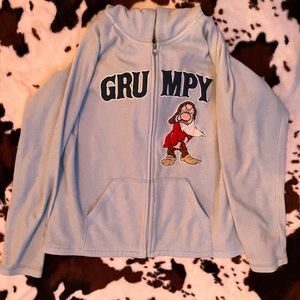 Disney, grump jacket/sweatshirt with hoodie size XL
